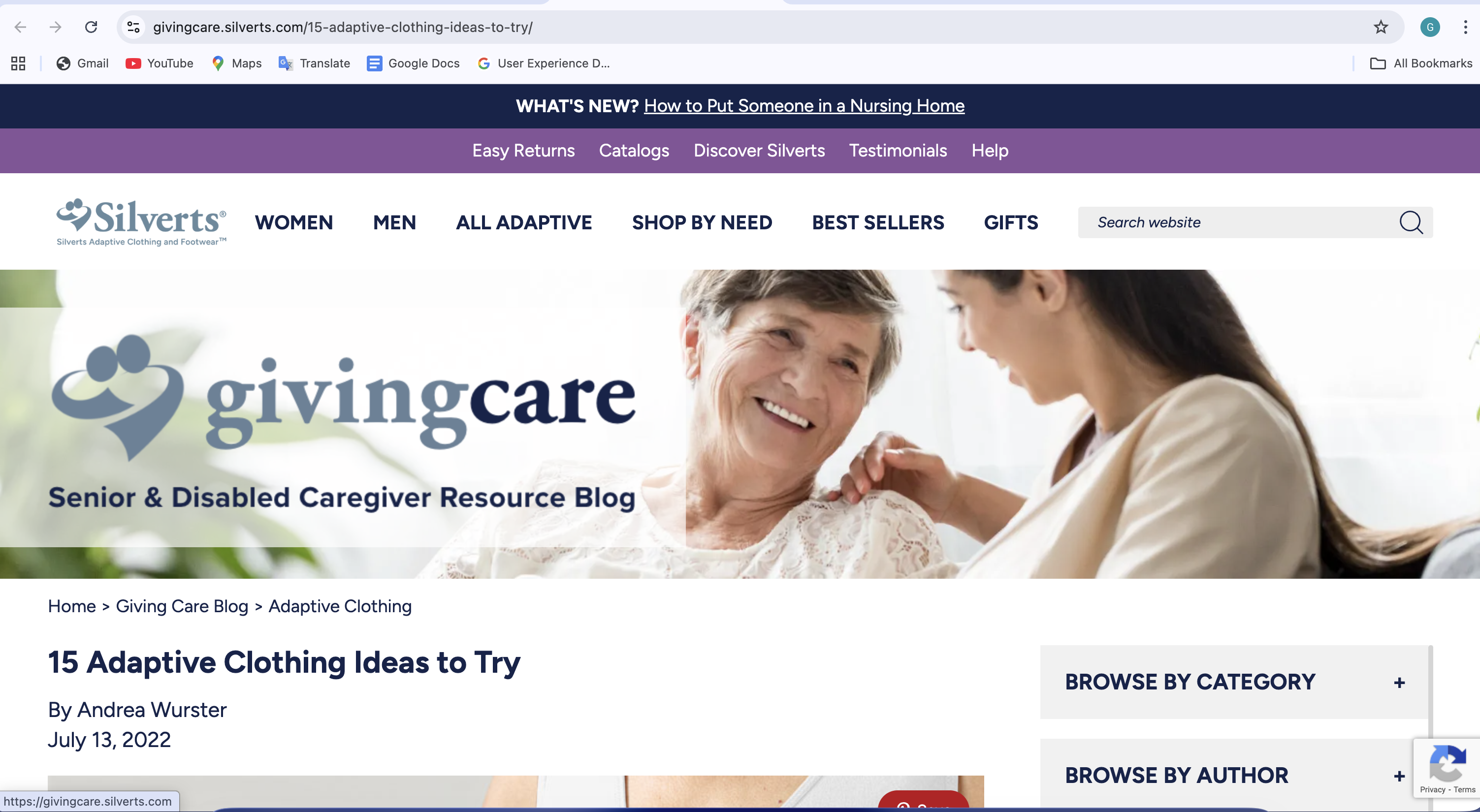 This website helped me to find which fasteners we could possibly use, and I realized how many different ones there were. It also talked about how depending on the user, it might be difficult for them to use. For example, if we decided to use a button, it may be hard for people with arthritis to use. So it was very interesting to see all that information, and it was very helpful.
